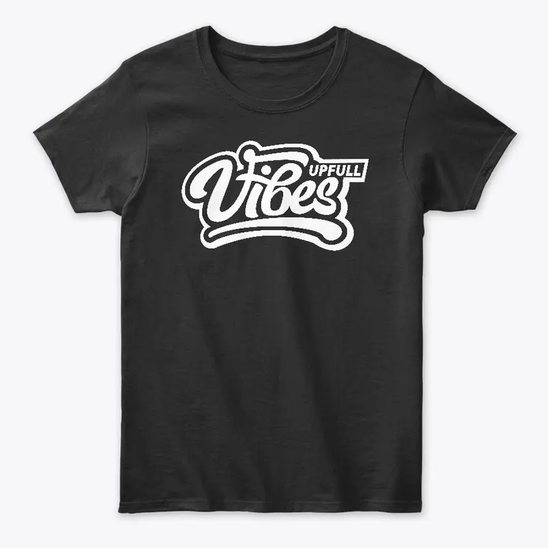 Upfull Vibes Women T-Shirt (Black)